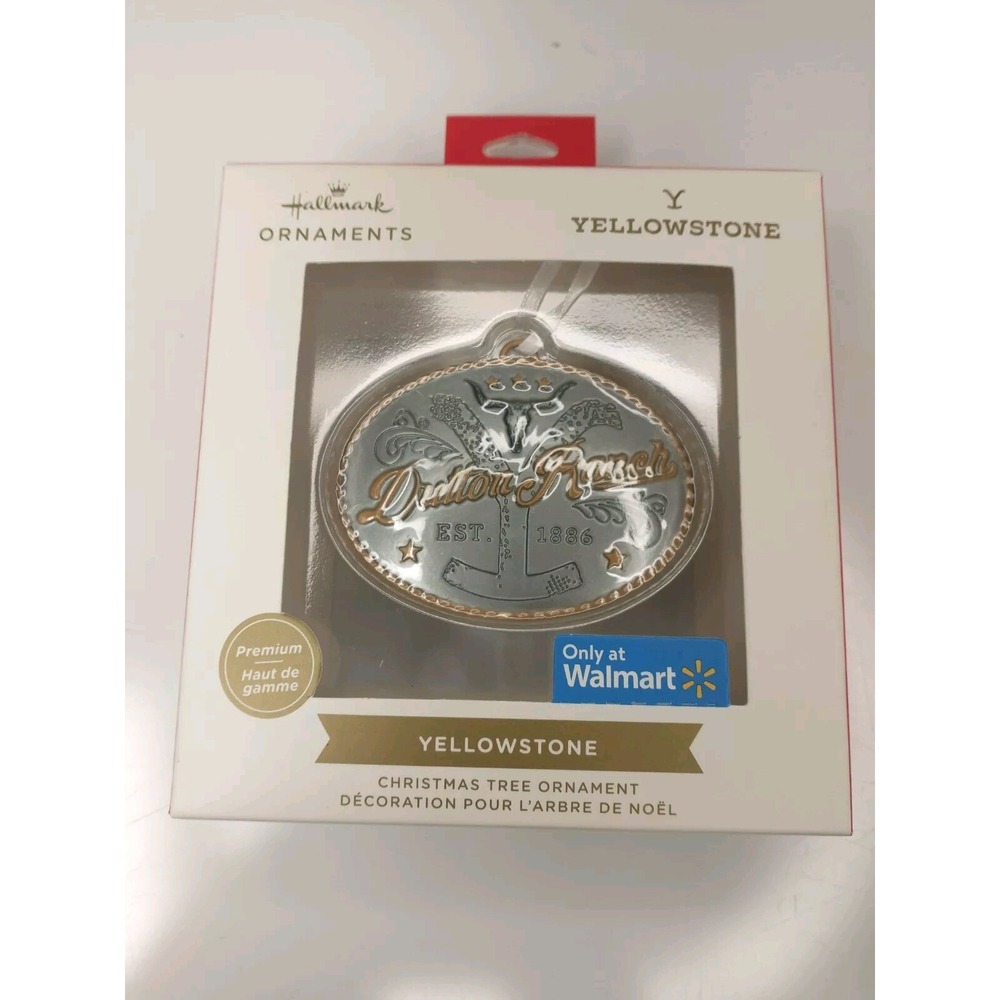 2024 Hallmark Yellowstone TV Series Dutton Ranch Belt Buckle Christmas Ornament